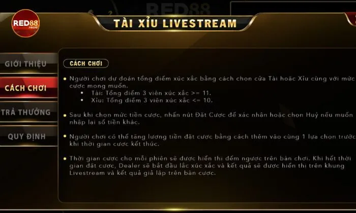 Tài xỉu Livestream Red88 Các sự kiện tặng thưởng khách hàng diễn ra quanh năm